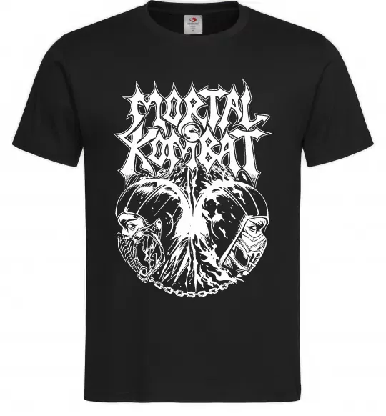 Мужская футболка Mortal Kombat art Черный фото