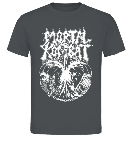 Мужская футболка Mortal Kombat art Графит фото
