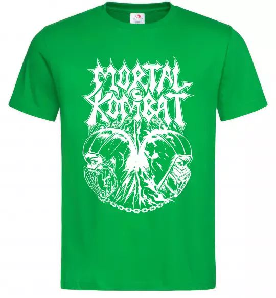 Мужская футболка Mortal Kombat art Зеленый фото