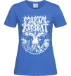 Женская футболка Mortal Kombat art Ярко-синий фото