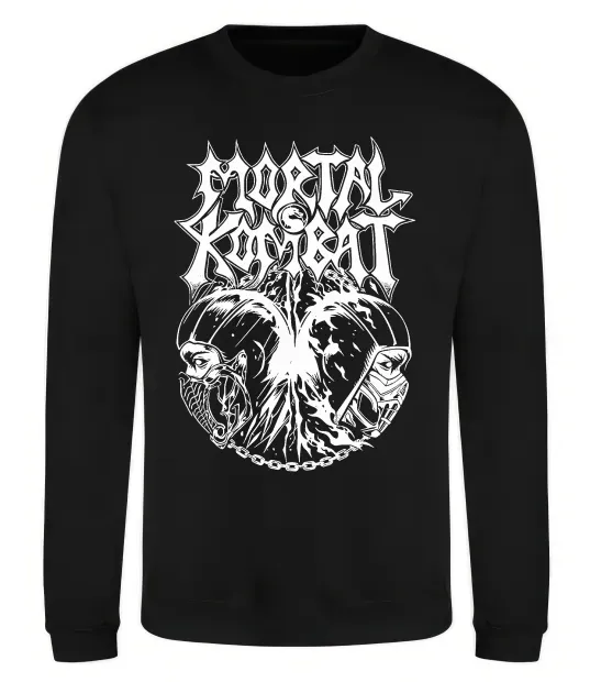 Світшот Mortal Kombat art Чорний фото