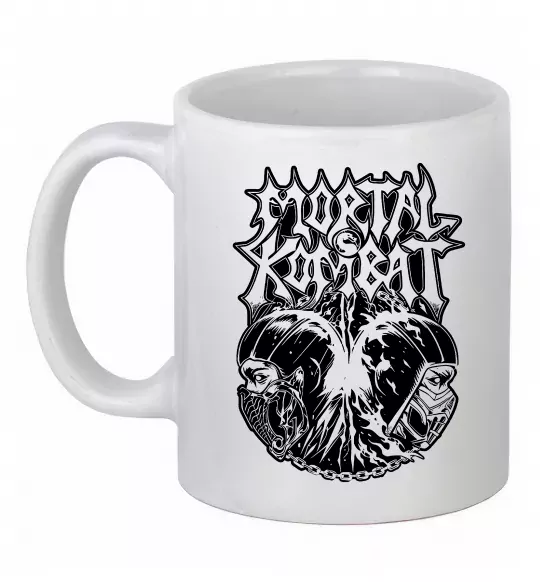 Чашка керамическая Mortal Kombat art Белый фото