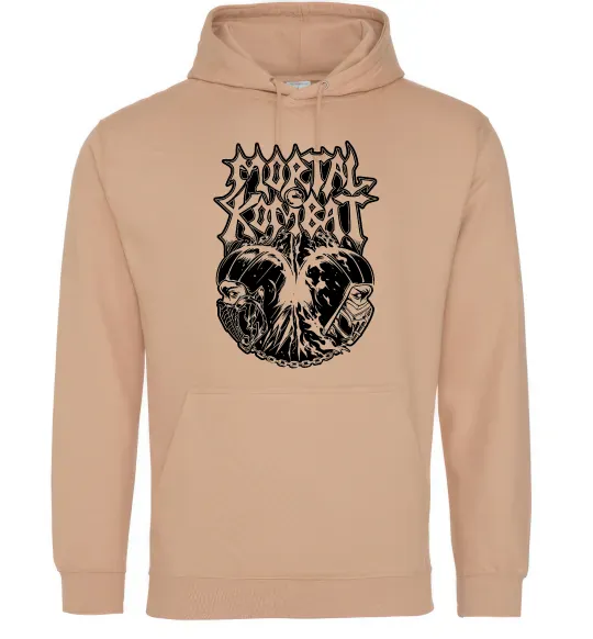 Женская толстовка (худи) Mortal Kombat art Песочный фото