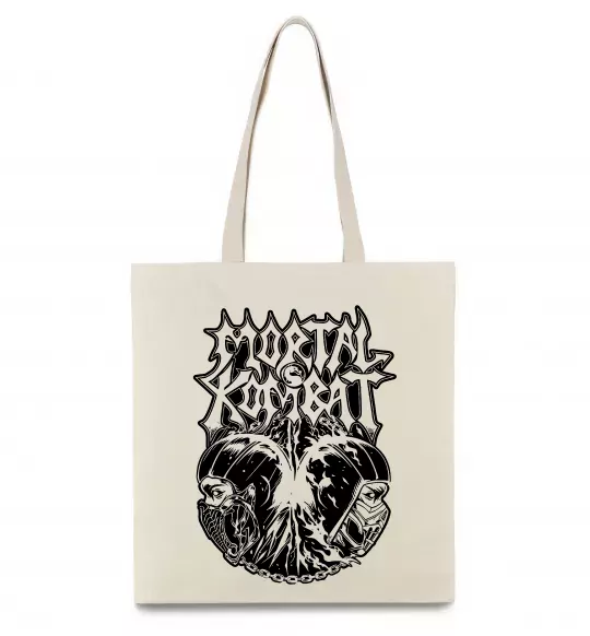 Эко-сумка Mortal Kombat art Бежевый фото