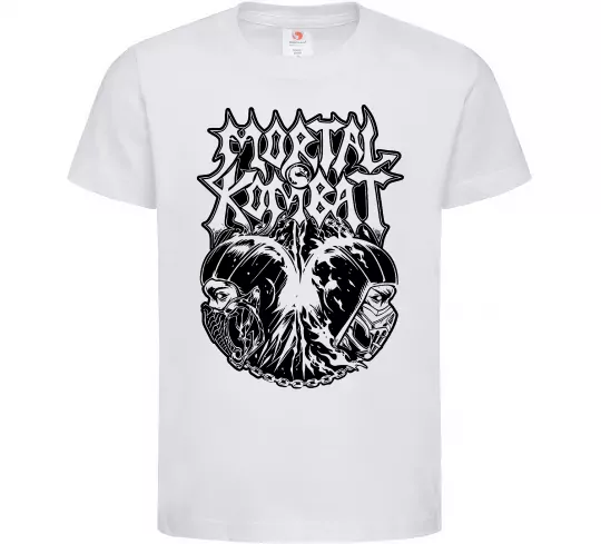 Детская футболка Mortal Kombat art Белый фото