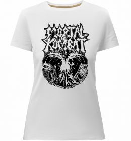 Женская премиум футболка Mortal Kombat art