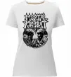Женская премиум футболка Mortal Kombat art Белый фото