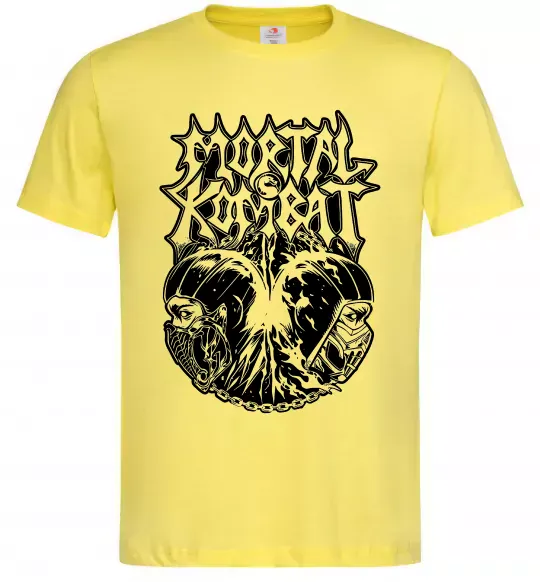 Мужская футболка Mortal Kombat art Лимонный фото