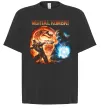 Футболка Оверсайз Mortal Kombat logo fight Черный фото