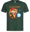 Мужская футболка Mortal Kombat logo fight Темно-зеленый фото