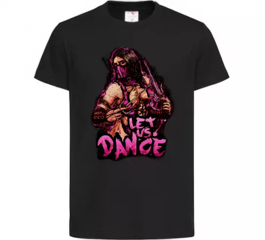 Детская футболка Mortal Kombat Mileena Черный фото