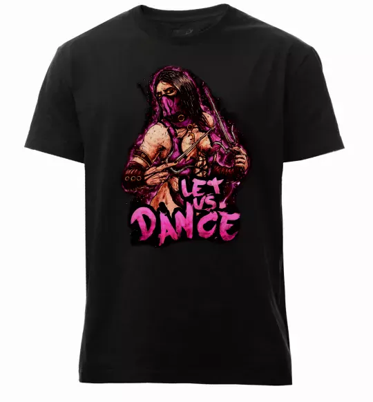 Чоловіча преміум футболка Mortal Kombat Mileena Чорний фото