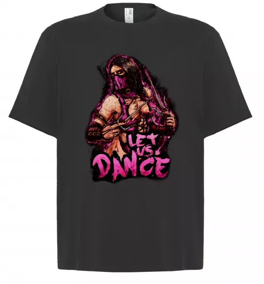 Футболка Оверсайз Mortal Kombat Mileena Черный фото