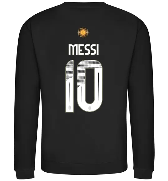Світшот Messi 10 Аргентина Чорний фото