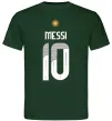 Чоловіча футболка Messi 10 Аргентина Темно-зелений фото