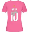 Женская футболка Messi 10 Аргентина Ярко-розовый фото