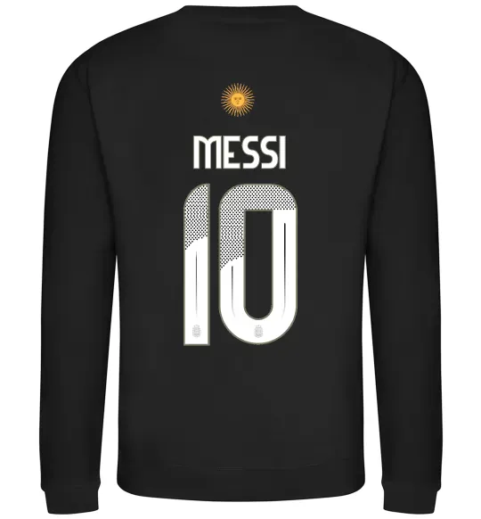 Свитшот Messi 10 Аргентина Черный фото