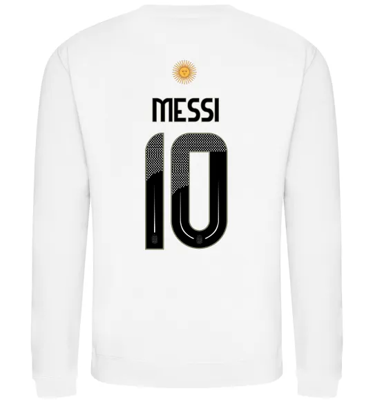 Світшот Messi 10 Аргентина Білий фото