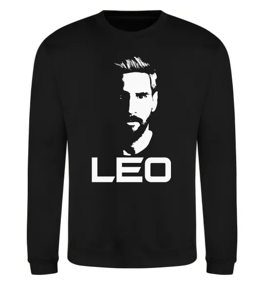 Свитшот Leo portrait Черный фото