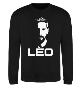 Свитшот Leo portrait Черный фото