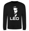 Свитшот Leo portrait Черный фото