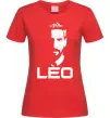 Жіноча футболка Leo portrait Червоний фото
