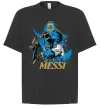 Футболка Оверсайз Lionel Messi з кубком Черный фото