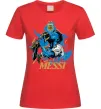 Женская футболка Lionel Messi з кубком Красный фото