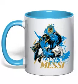 Чашка с цветной ручкой