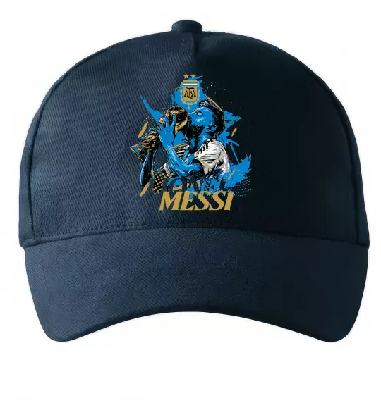 Кепка Lionel Messi з кубком Темно-синий фото