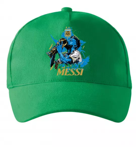 Кепка Lionel Messi з кубком Зеленый фото
