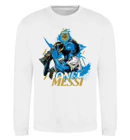 Свитшот Lionel Messi з кубком Белый фото