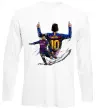 Лонгслив Messi Barcelona Белый фото