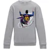 Детский Свитшот Messi Barcelona Серый меланж Детский Свитшот Messi Barcelona Серый меланж фото