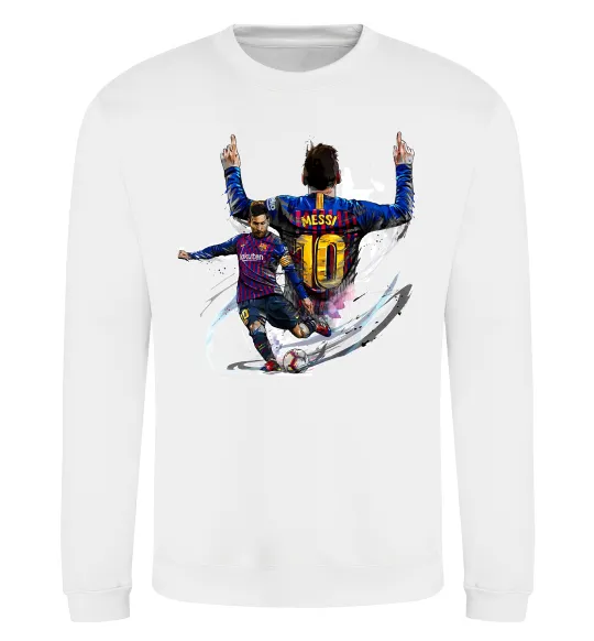 Світшот Messi Barcelona Білий фото