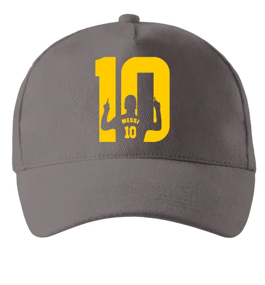 Кепка Messi 10 Сірий фото