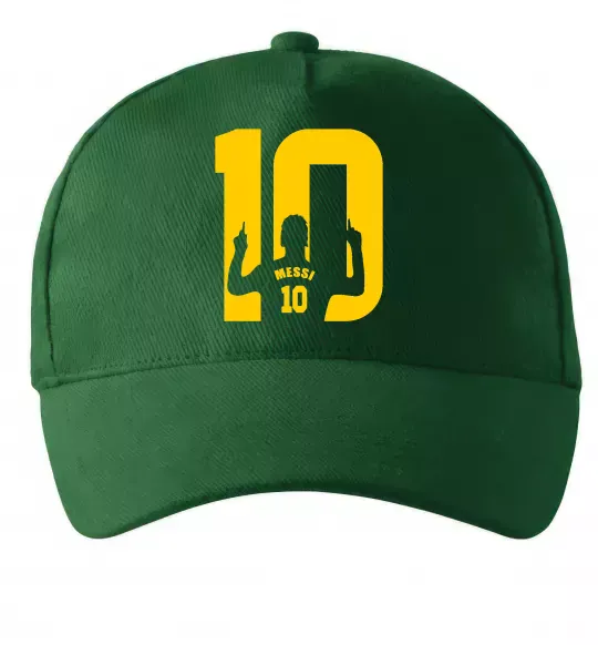 Кепка Messi 10 Темно-зелений фото