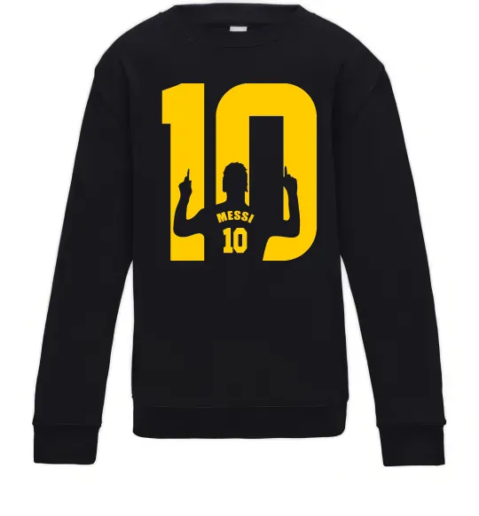 Дитячий світшот Messi 10 Чорний фото