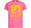 Дитяча футболка Messi 10 Яскраво-рожевий фото
