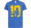 Дитяча футболка Messi 10 Яскраво-синій фото