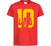 Дитяча футболка Messi 10 Червоний фото