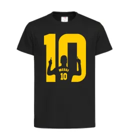 Детская футболка Messi 10 Черный фото