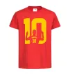 Дитяча футболка Messi 10 Червоний фото