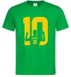 Мужская футболка Messi 10 Зеленый фото
