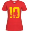 Женская футболка Messi 10 Красный фото
