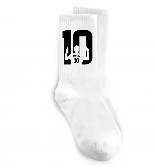 Носки Messi 10 Белый фото