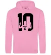 Чоловіча толстовка (худі) Messi 10 Рожевий фото