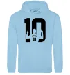 Женская толстовка (худи) Messi 10 Голубой фото