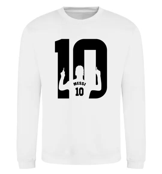 Світшот Messi 10 Білий фото