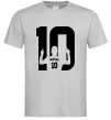 Мужская футболка Messi 10 Серый фото